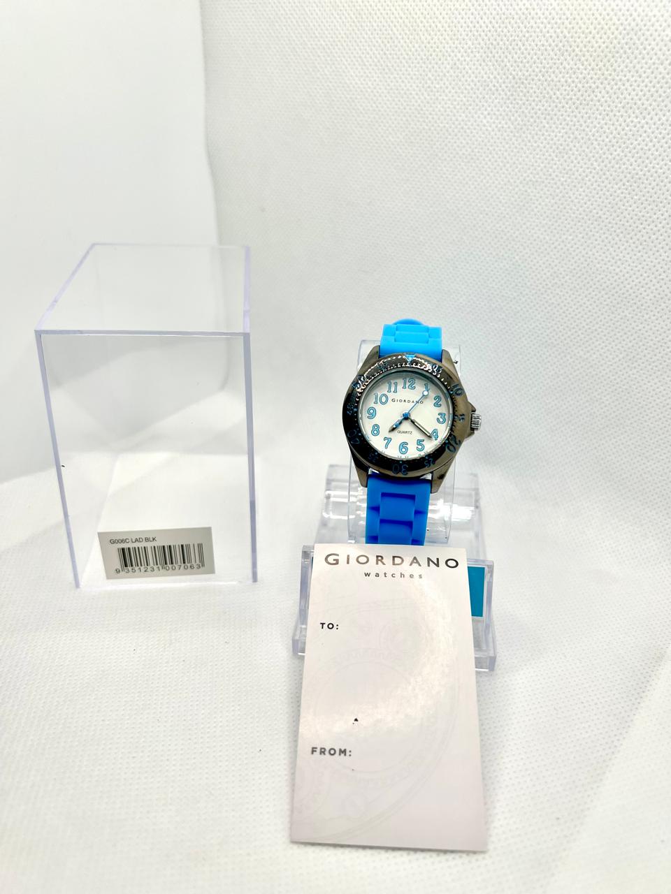 Giordano Kids Watch Blue Silicone Strap - For Boys