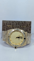 Victor Hugo Gold Dial Gold Chain Watch