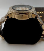 Victor Hugo White Dial with Gold Chain